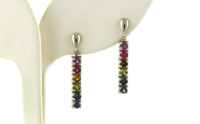 content/products/6-Stone Rainbow Vertical Bar Montana Sapphire Dangle Earrings in White Gold (1.61cts TWT)