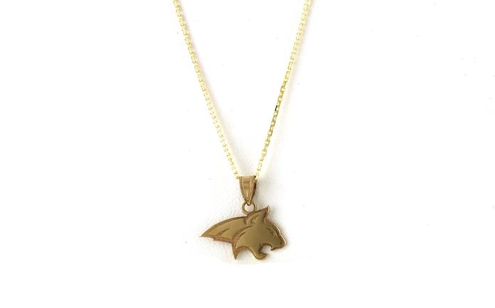 content/products/Official Bobcat Necklace in Yellow Gold