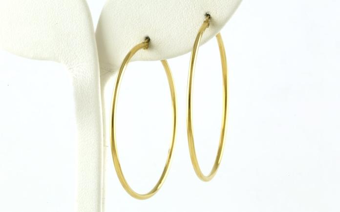 content/products/Hoop Earrings in Yellow Gold (2.5x15 mm)