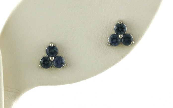 content/products/3-Stone Cluster Montana Sapphire Stud Earrings in White Gold (0.80cts TWT)