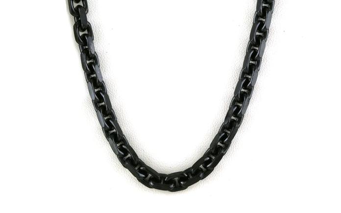 content/products/Oval Link Men's Chain with Black Ruthenium Finish in Sterling Silver