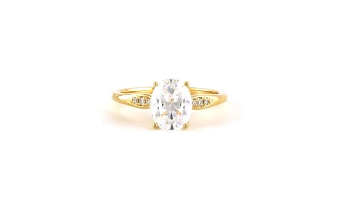 content/products/Oval-cut Engagement Ring Mounting with Diamond Accents in Yellow Gold (0.10cts TWT)