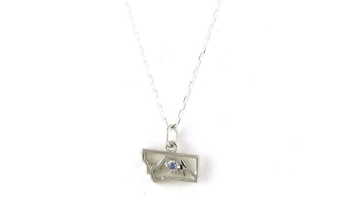 content/products/Petite State of Montana Mountain Montana Yogo Sapphire Necklace in Sterling Silver (0.03cts)