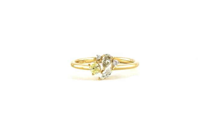 content/products/Various Shapes Diamond Ring In Yellow Gold (0.44cts TWT)