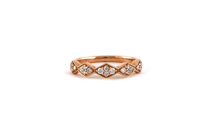 content/products/Zigzag Fashion Ring with Diamonds in Rose Gold (0.26cts TWT)