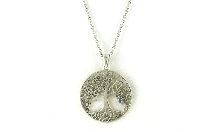 content/products/Circle Tree of Life Pendent with Yogo Sapphire in Sterling Silver (0.03cts)