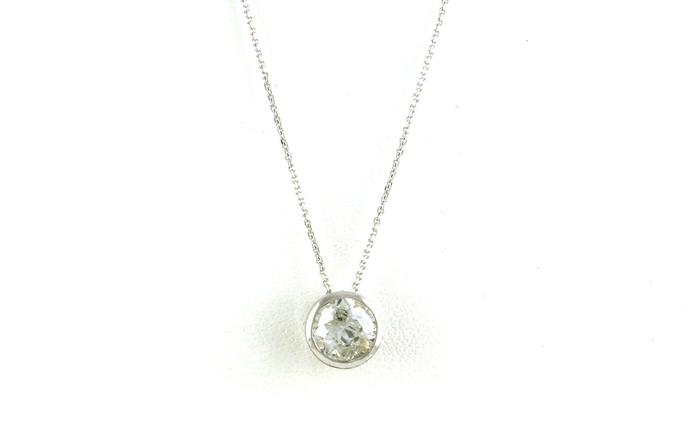 content/products/Bezel-set Diamond Split Chain Necklace in White Gold (1.14cts TWT)