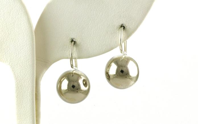 content/products/Estate Piece: Sphere Dangle Hook Earrings in Sterling Silver