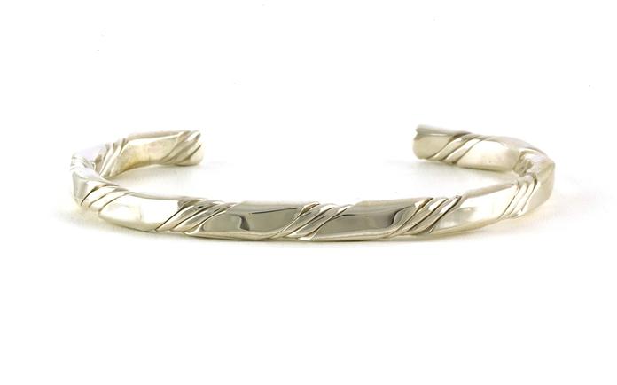 content/products/Estate Piece: Twisted Cuff Bracelet in Sterling Silver