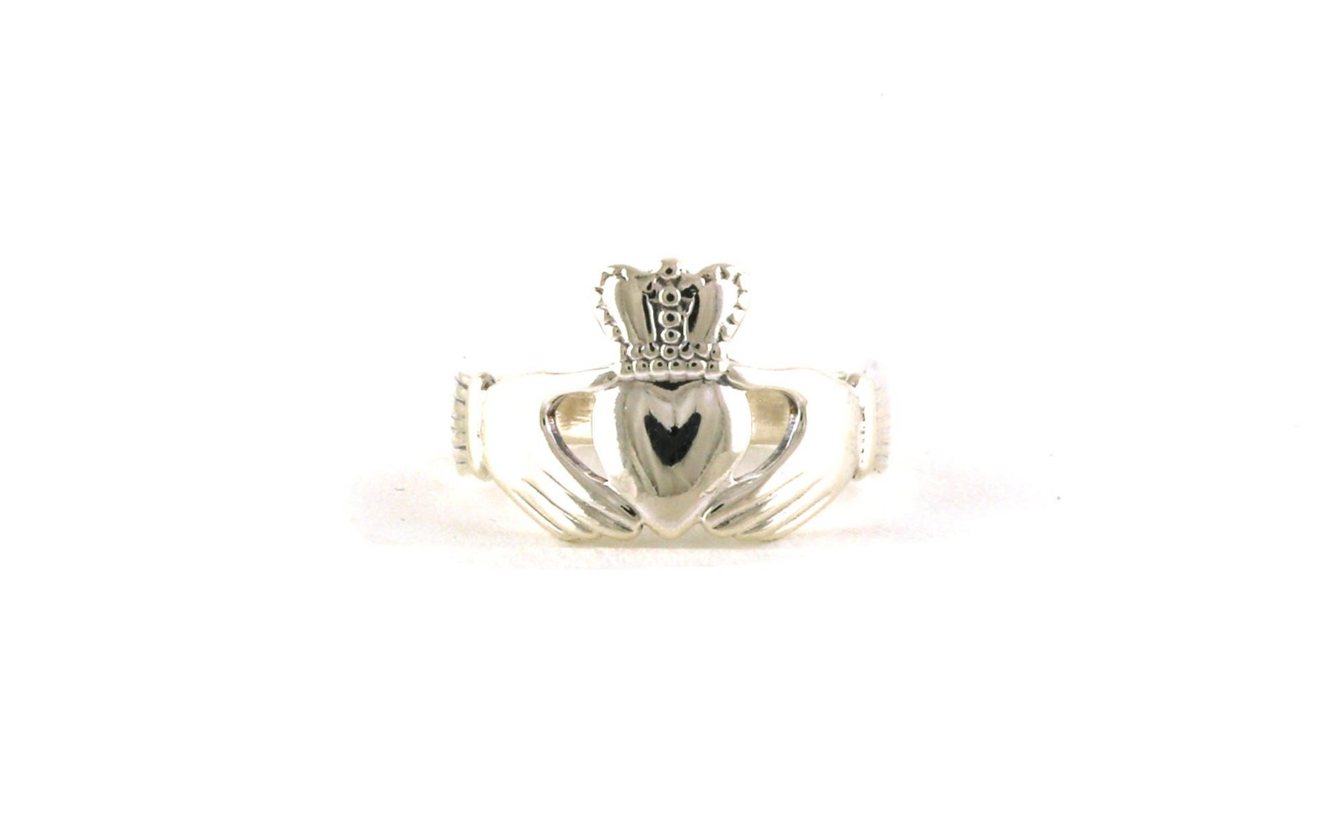 Estate Piece: Claddaugh Ring in Sterling Silver