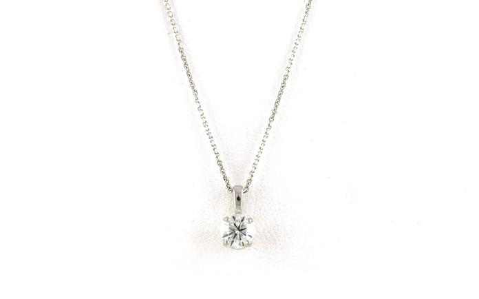 content/products/4-Prong Solitaire-style Diamond Necklace in White Gold (0.50cts)