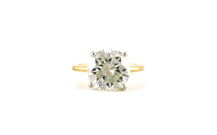 content/products/Solitaire-style Diamond Engagement Ring in 4-Prong Setting in Two-tone Yellow and White Gold (6.07cts)