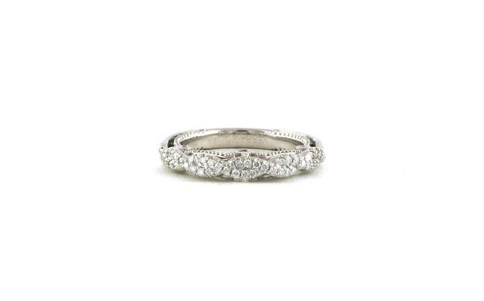 content/products/Estate Piece: Verragio Twisted Diamond Wedding Band in White Gold (0.33cts TWT)