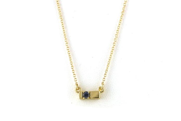 content/products/Montana Sapphire Petite Bar Necklace in Yellow Gold (0.10cts)