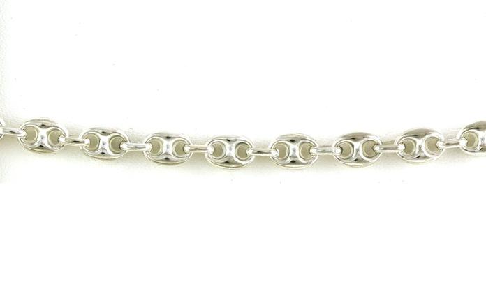 content/products/Estate Piece: Hollow Anchor Link Chain Bracelet in Sterling Silver