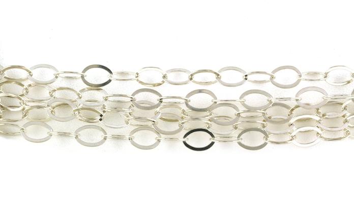 content/products/Estate Piece: Five Strand Cable Link Chain Bracelet in Sterling Silver