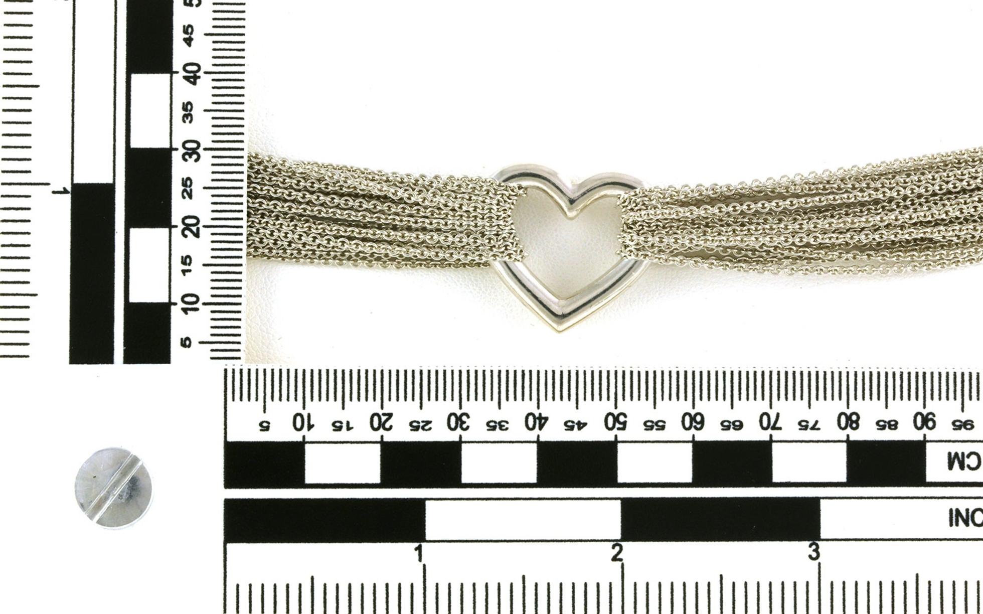 Estate Piece: Tiffany & Co. Multi Strand Heat Bracelet in Sterling Silver scale