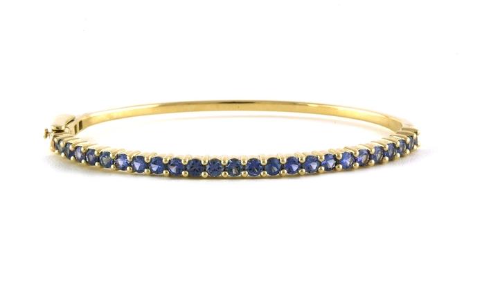 content/products/Prong-set Montana Yogo Sapphire Hinged Bangle Bracelet in Yellow Gold (3.45cts TWT)