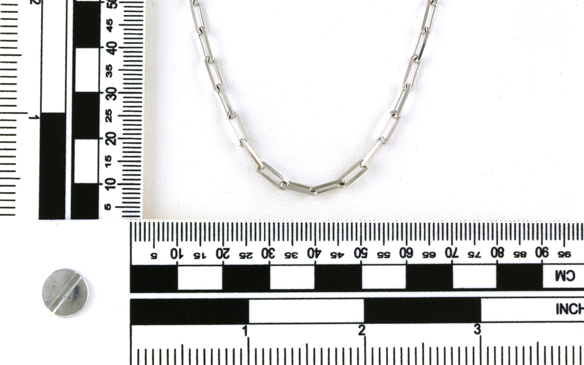 Paperclip Chain in Sterling Silver (2.8mm) scale