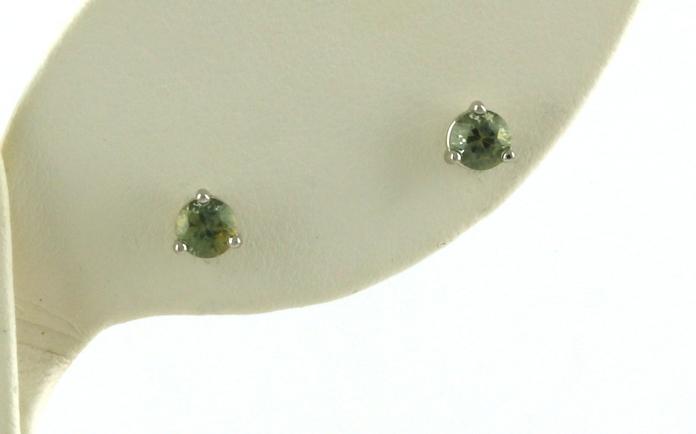 content/products/Green Montana Sapphire Stud Earrings in 3-Prong Martini Settings in Yellow Gold (1.44cts TWT)