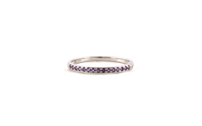 content/products/15-Stone Amethyst Ring in White Gold (0.14cts TWT)