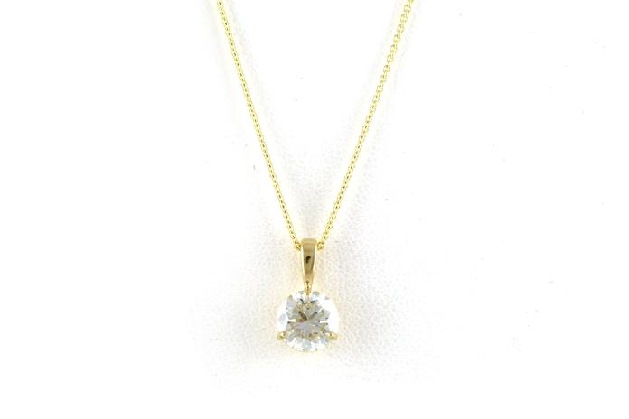 content/products/Solitaire-style Diamond Necklace in Yellow Gold (1.19cts)