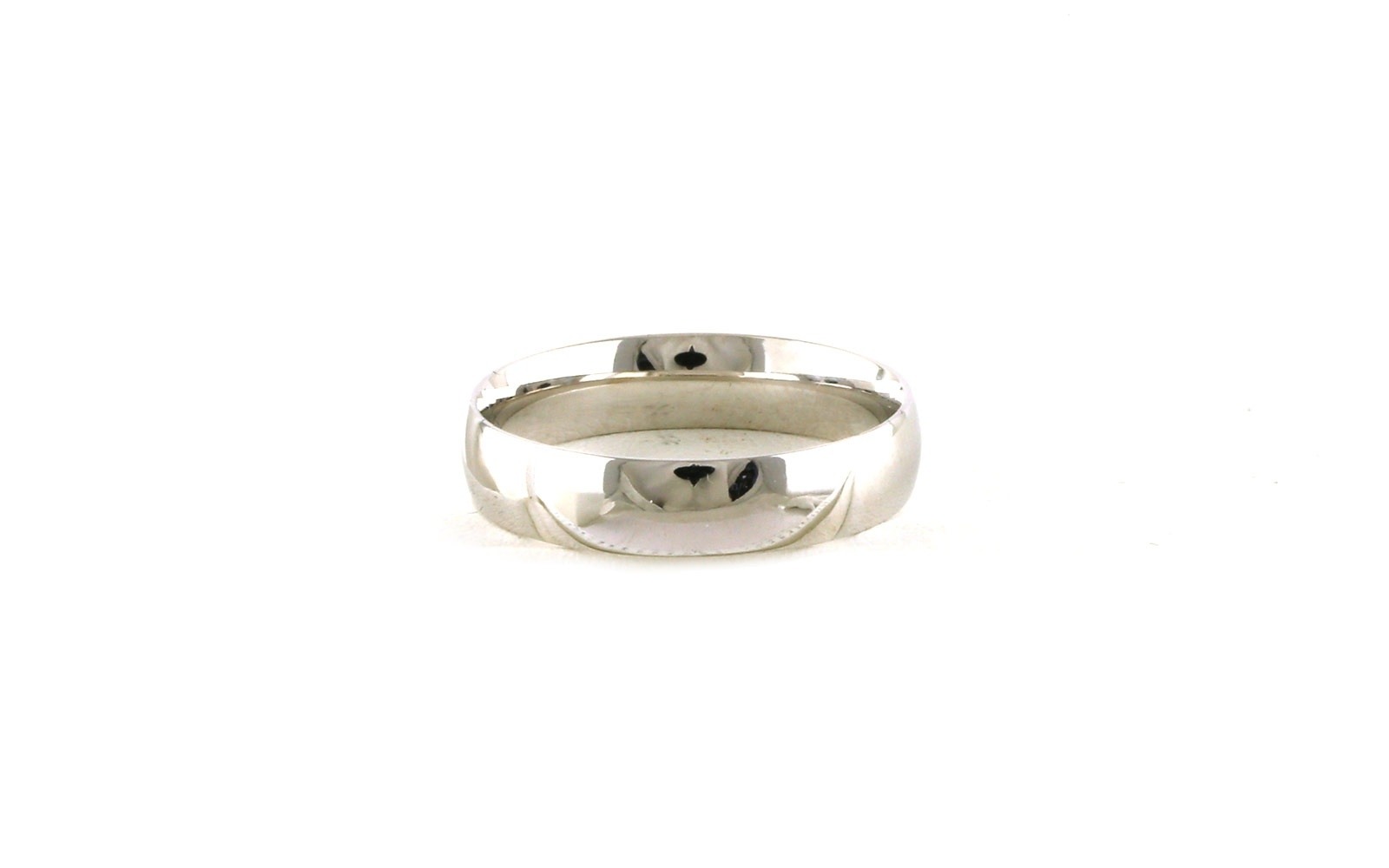 Estate Piece: Light Comfort Fit Men's Wedding Band in White Gold