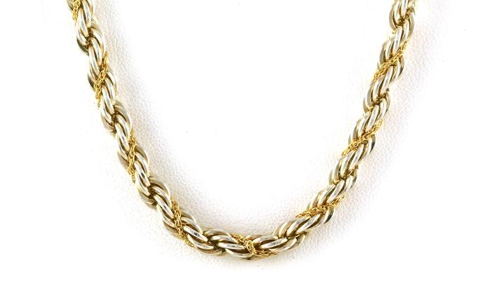 content/products/Estate Piece: Tiffany & Co. Twisted Rope Chain Necklace in Two-tone Sterling Silver and Yellow Gold