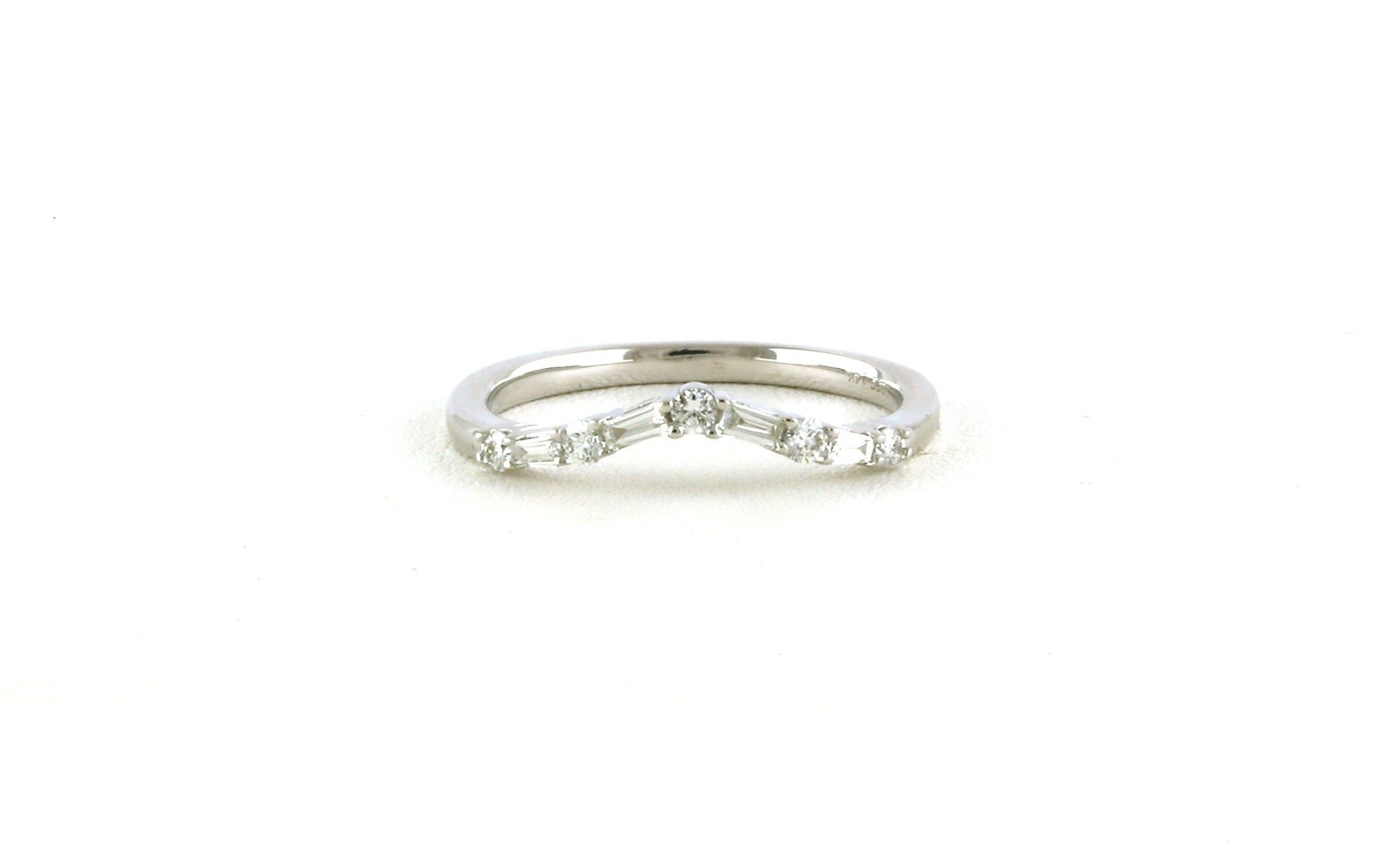 9-Stone Diamond Wedding Band in White Gold (0.25ctw TWT)