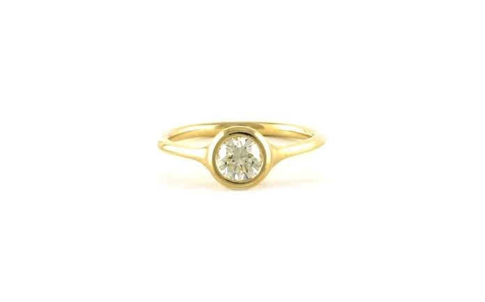content/products/Bezel-Set Solitaire Diamond Engagement Ring in Yellow Gold (0.56cts)