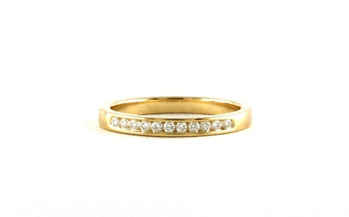content/products/11-Stone Channel-set Diamond Wedding Band in Yellow Gold (0.14cts TWT)