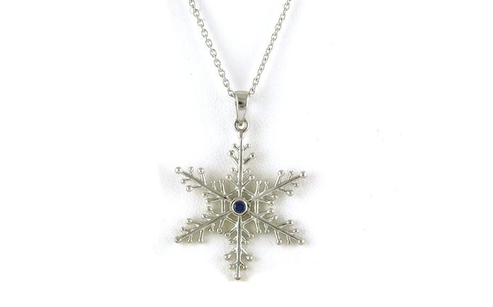 content/products/Bezel-Set Snowflake Montana Yogo Sapphire Necklace in Sterling Silver (0.06ct)