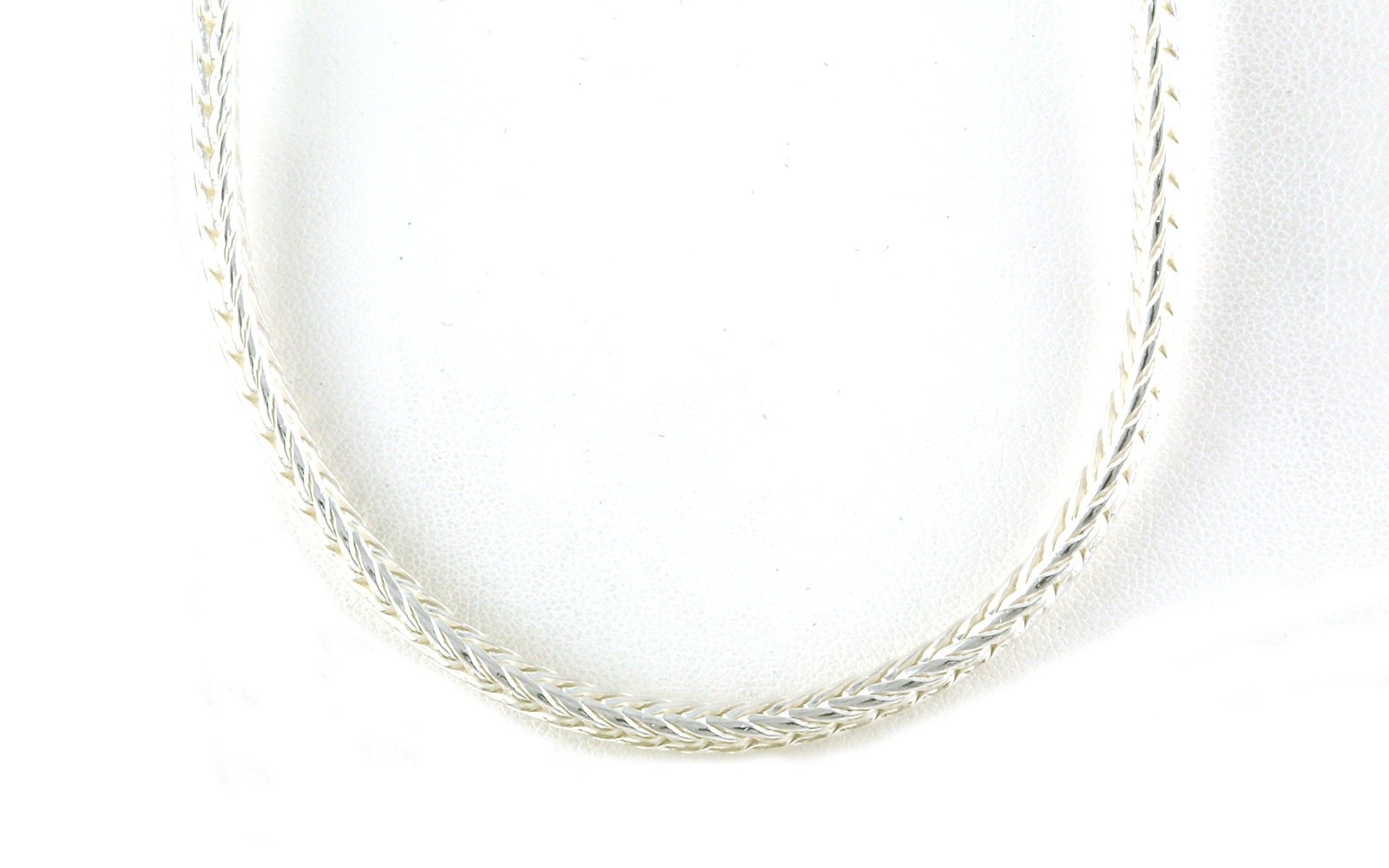 Franco Chain 3.4mm Wide in Sterling Silver