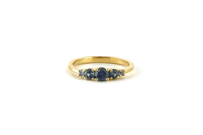 content/products/Montana Sapphire 5-Stone Ring in Yellow Gold (0.66cts TWT)