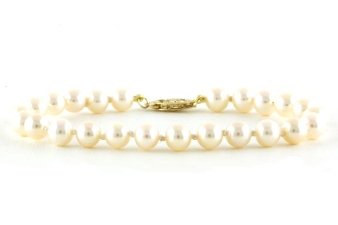 content/products/Fresh Water Pearl Single Knotted Bracelet in Yellow Gold
