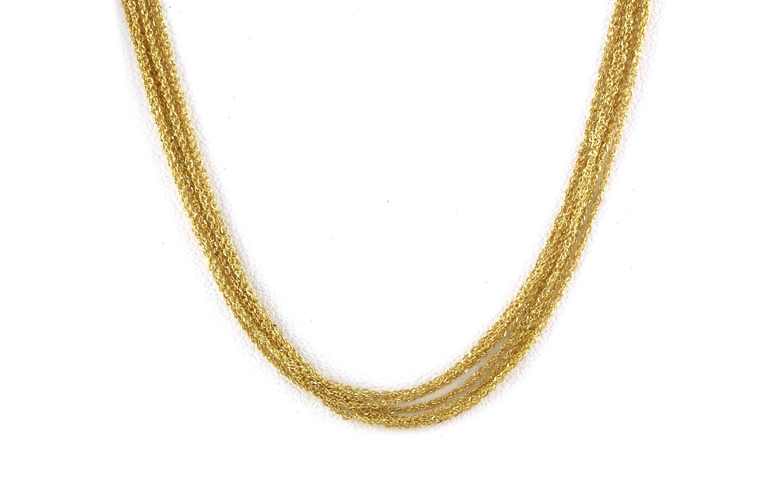 Estate Piece: 7-Strand Chain in Yellow Gold