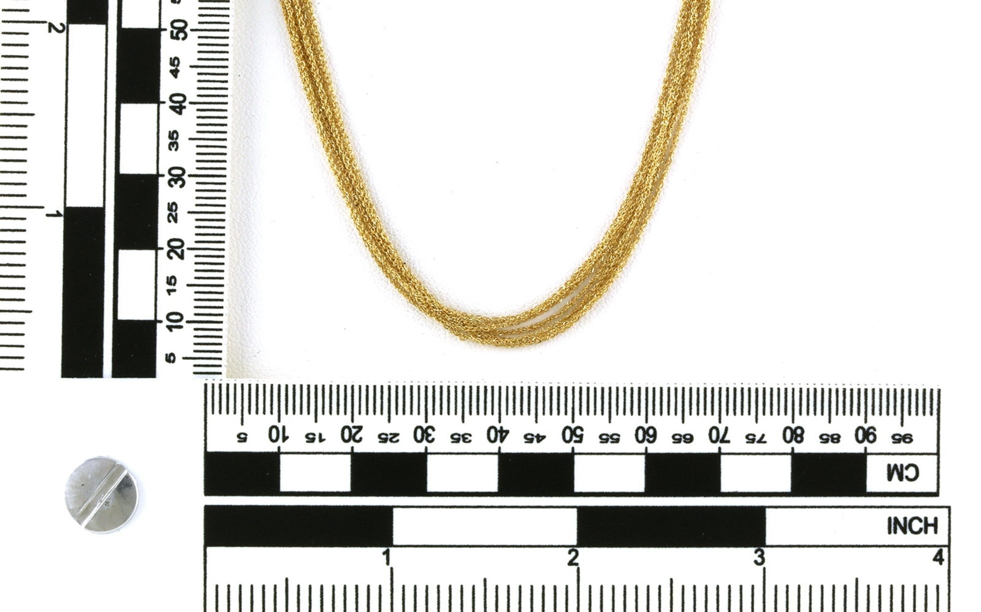 Estate Piece: 7-Strand Chain in Yellow Gold scale