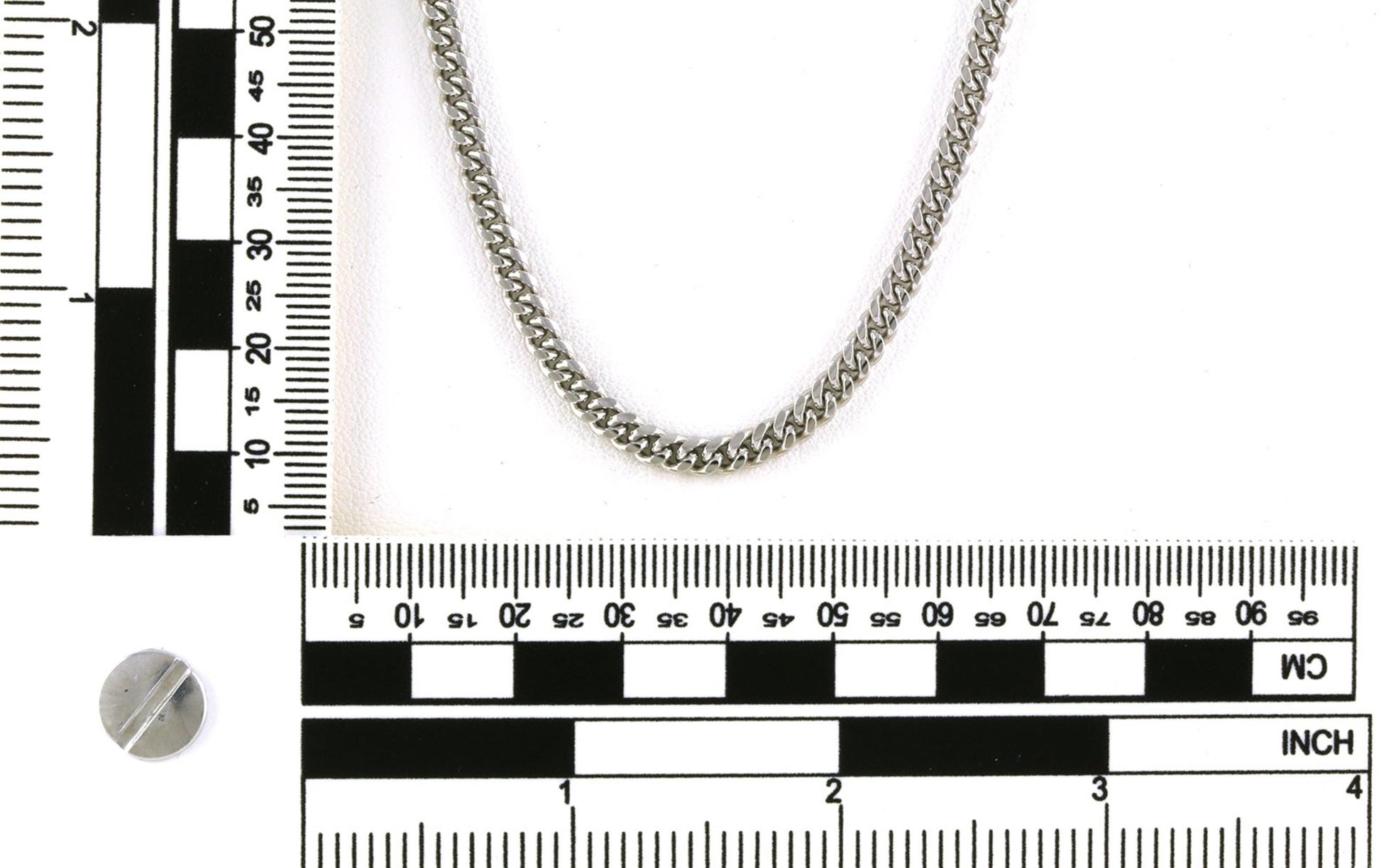 Miami Cuban Chain in Sterling Silver scale