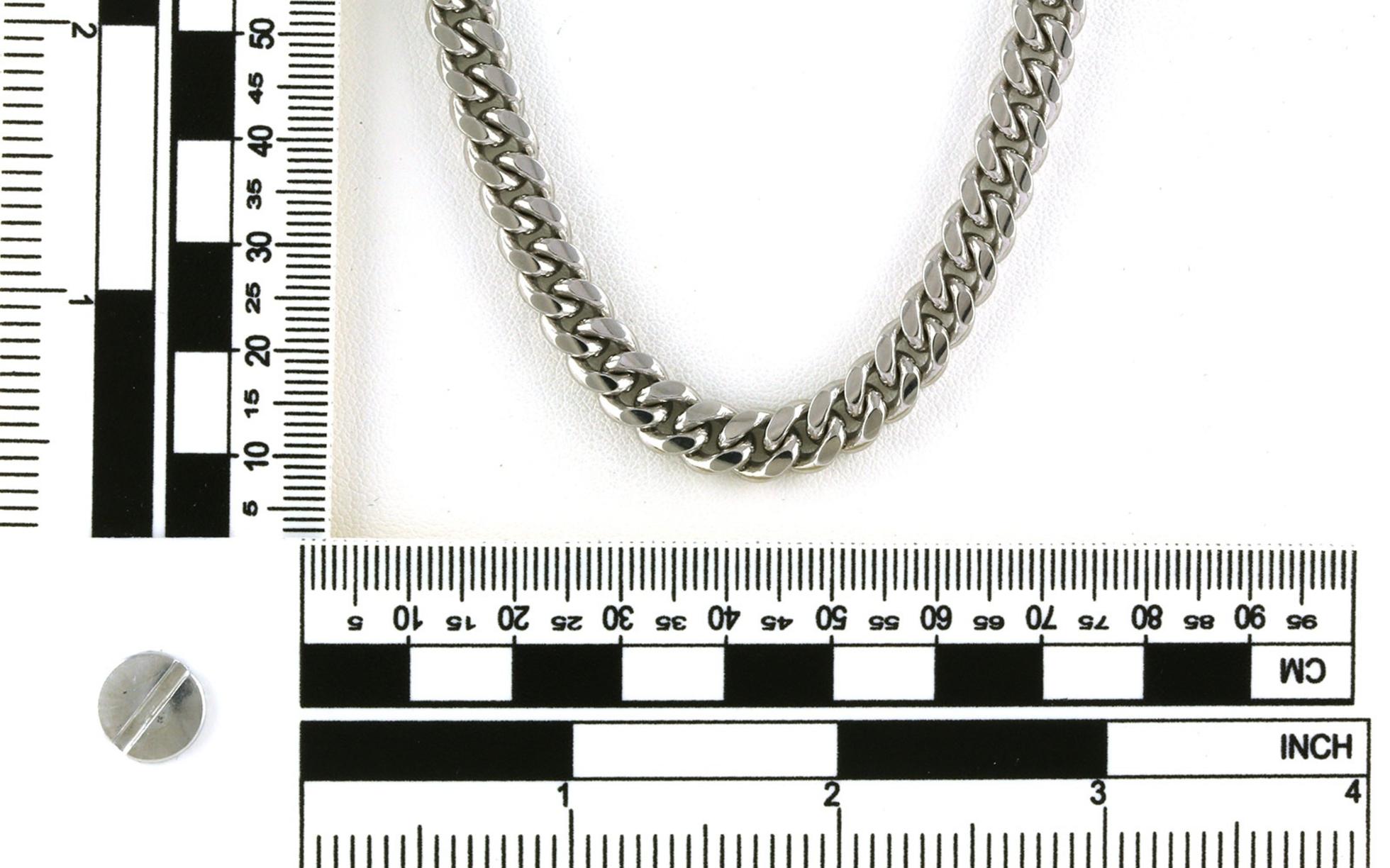 Miami Cuban Chain in Sterling Silver scale