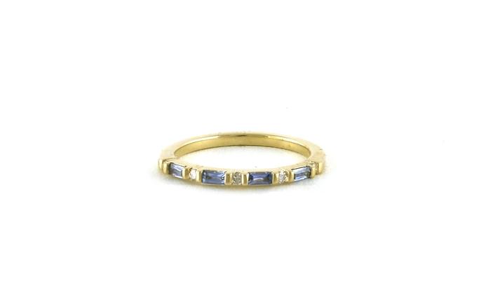 content/products/Montana Yogo Sapphire and Diamond Alternating Shape Bar-Set Band in Yellow Gold (0.40cts TWT)