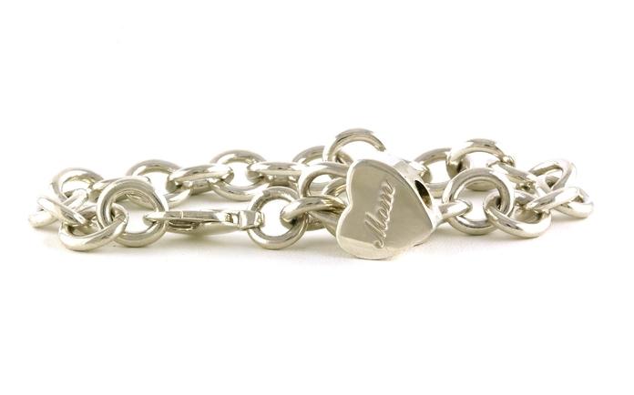 content/products/Estate Piece: Engraved "Mom" Tiffany & Co. Heart Lock Bracelet in Sterling Silver