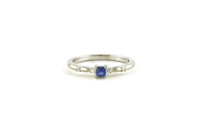 content/products/Montana Yogo Sapphire and Diamond 4-Prong Setting with Accents Ring in White Gold (0.25cts TWT)
