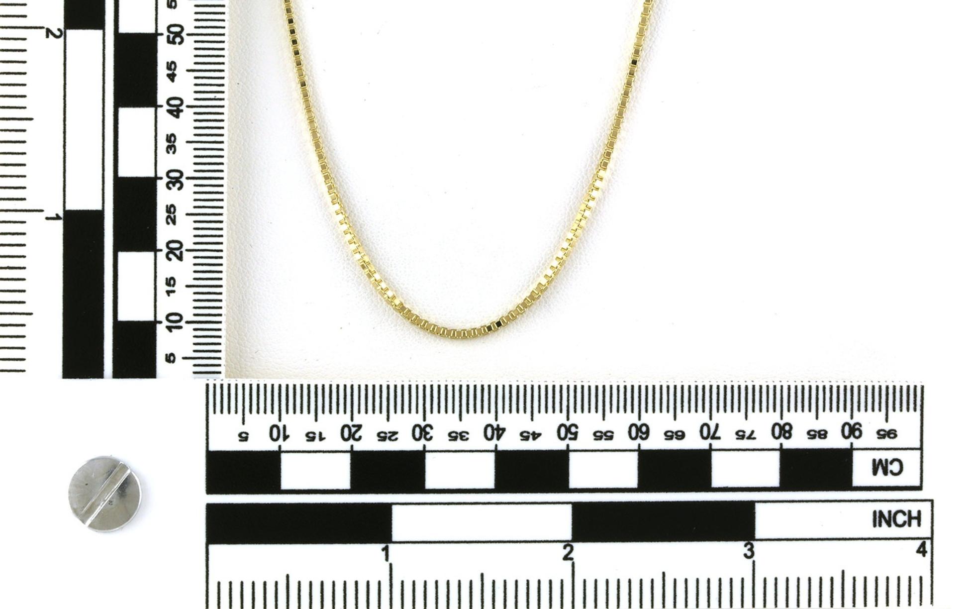 Estate Piece: Box Chain in Yellow Gold scale