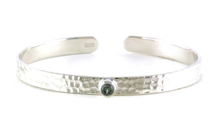 content/products/Montana Sapphire Solitaire Cuff Bracelet in Sterling Silver (0.25ct)