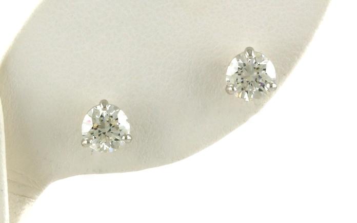 content/products/Diamond 3-Prong Basket-Set Stud Earrings in White Gold (1.52cts TWT)