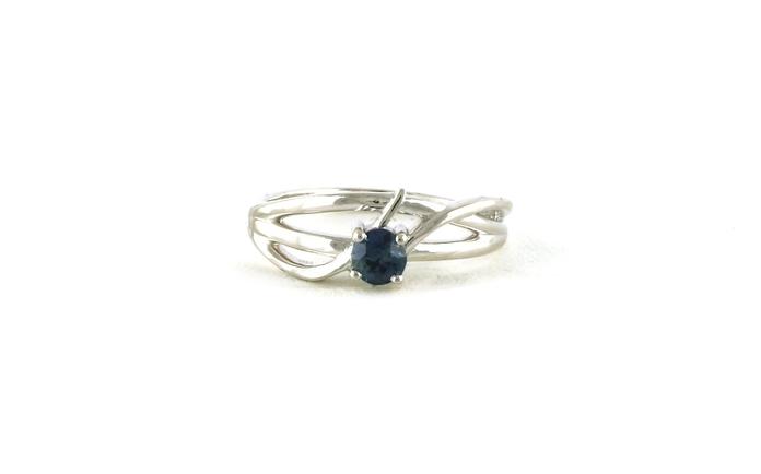 content/products/Montana Sapphire Criss-Cross Ring in Sterling Silver (0.20ct)