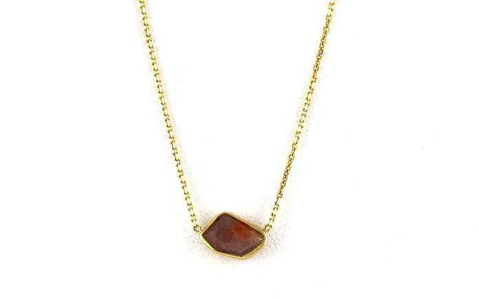 content/products/Rose-cut Montana Sapphire Bezel-set necklace in yellow gold (1.31ct)