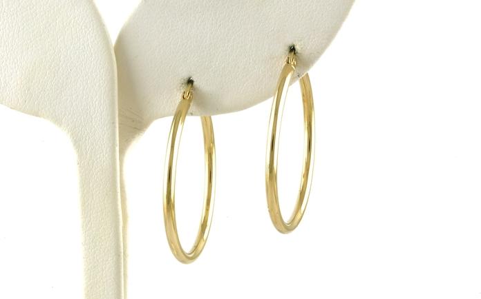 content/products/Estate Piece: Hollow Hoop Earrings in Yellow Gold