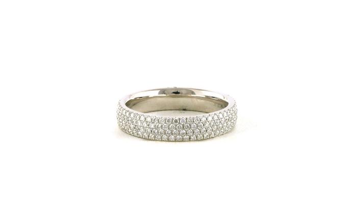 content/products/Diamond 4-Row Pave Wedding Band in White Gold (0.64cts TWT)