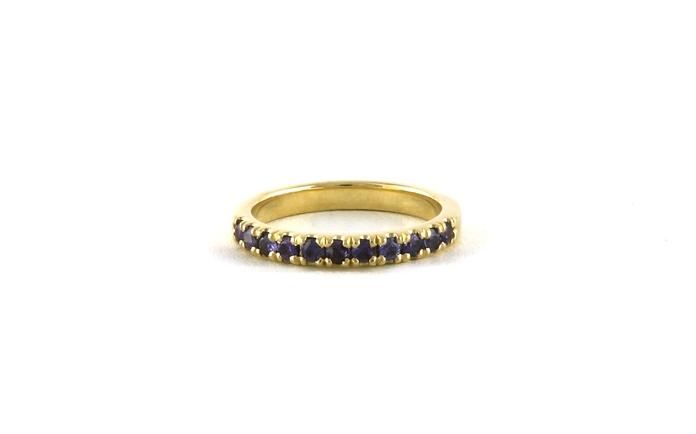 content/products/Huckleberry Sapphire 11-stone U-cup Band in Yellow Gold (0.53cts TWT)